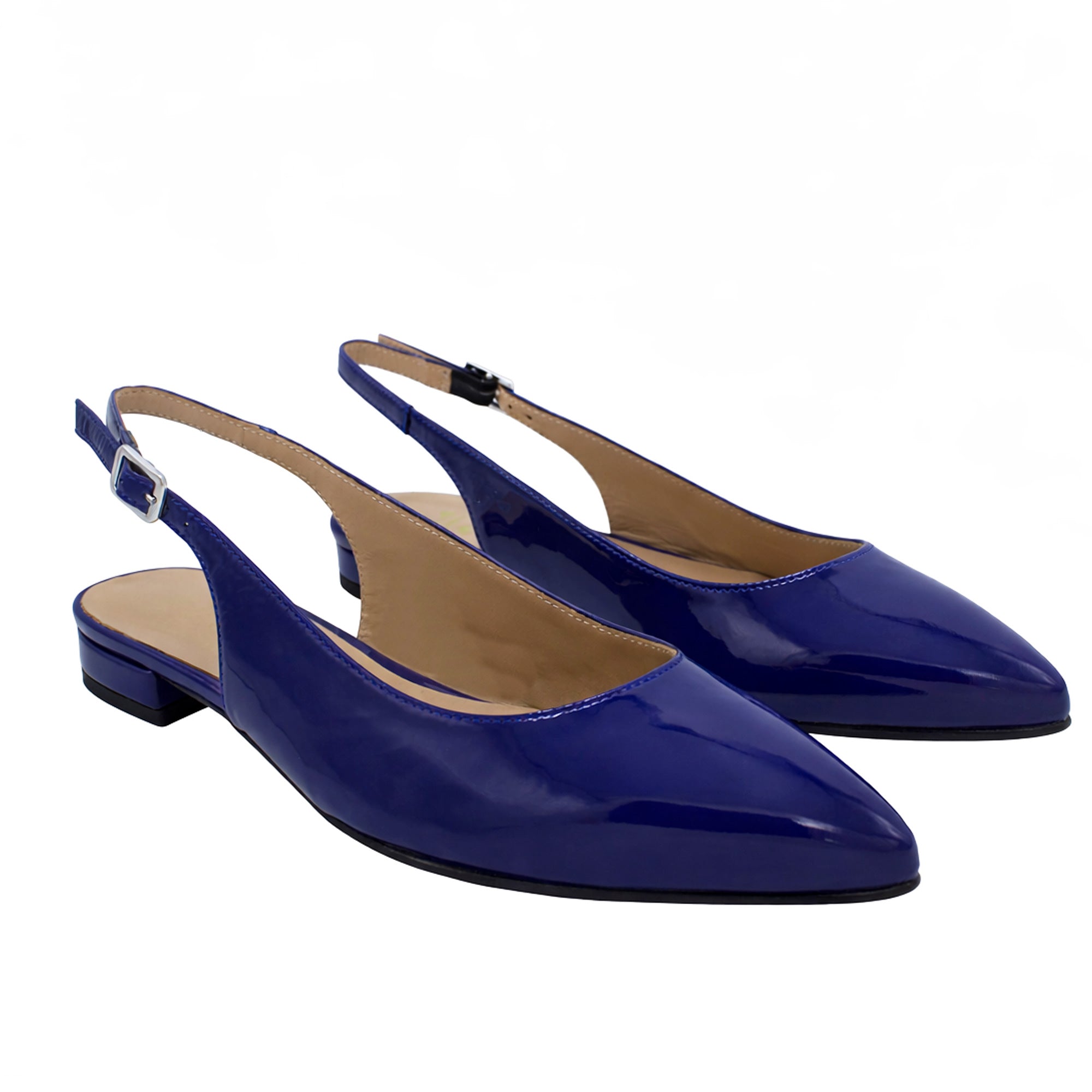 Slingback donna blu elettrico