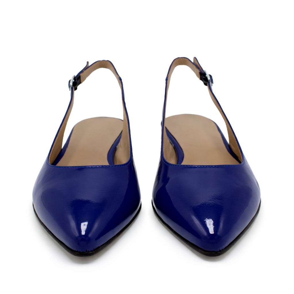 Slingback donna blu elettrico