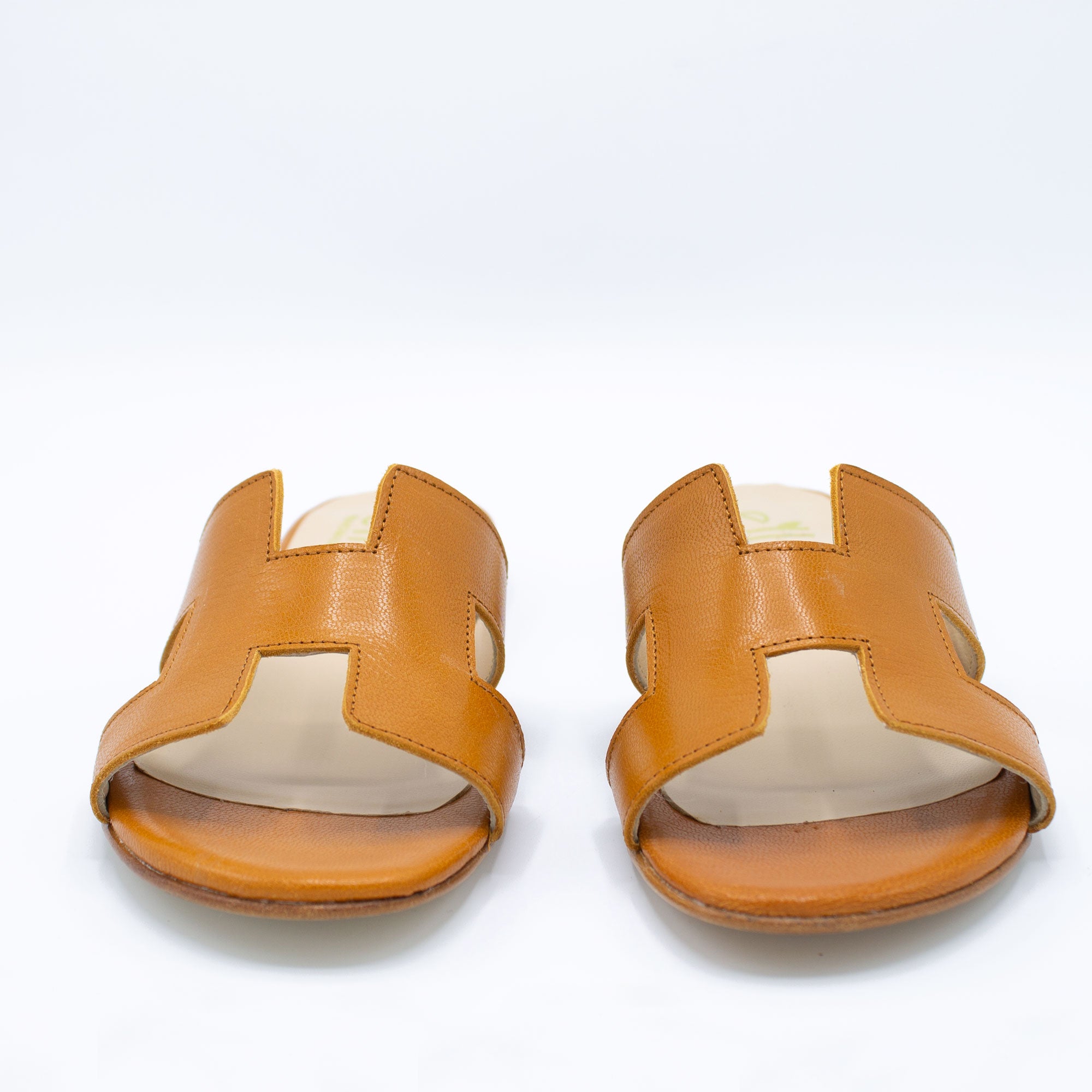 Ciabattina H in pelle