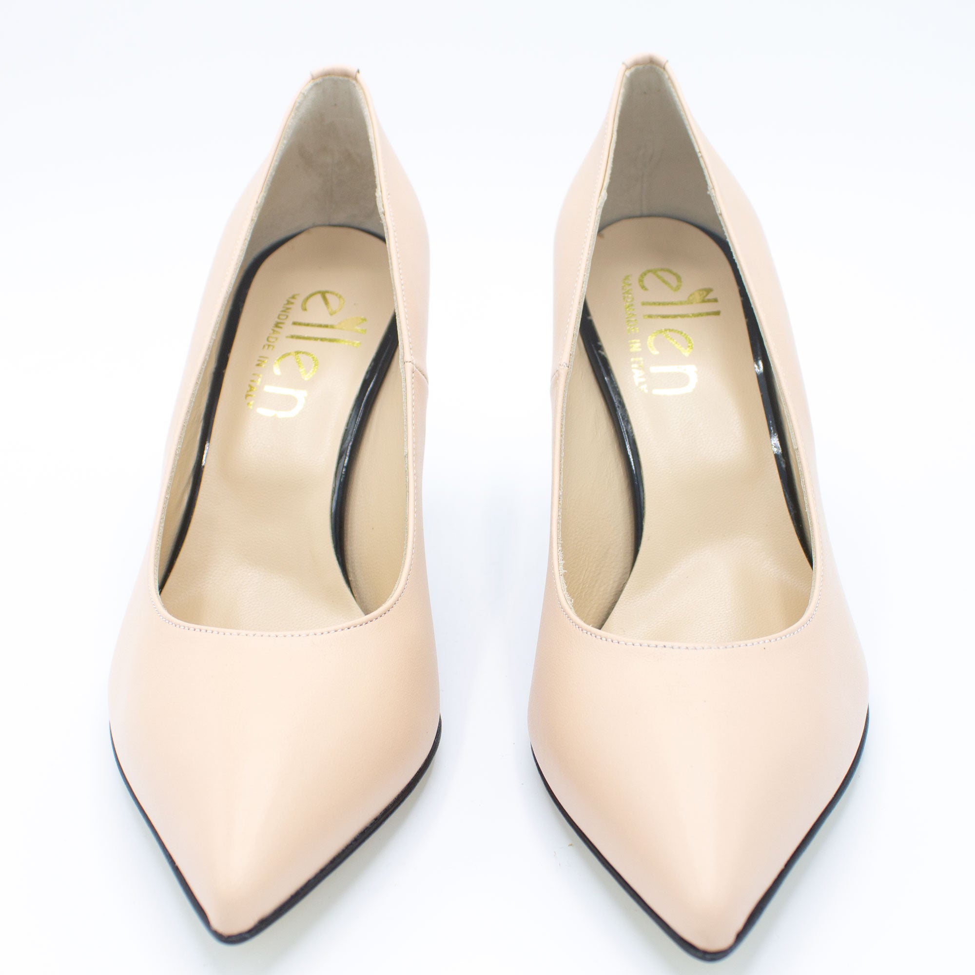 Dècolleté donna in pelle color nude