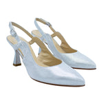Slingback donna argento