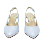 Slingback donna argento