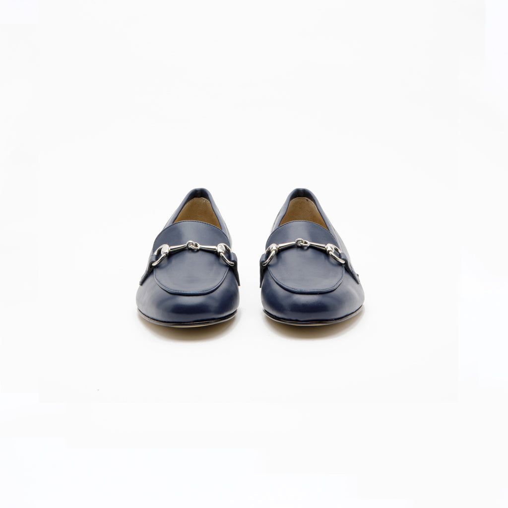 Mocassino donna blu
