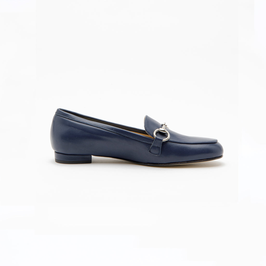 Mocassino donna blu