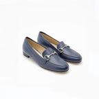 Mocassino donna blu