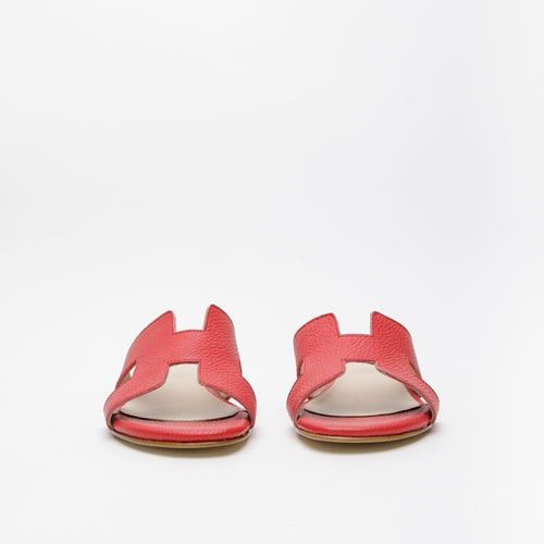 Ciabattina H in pelle