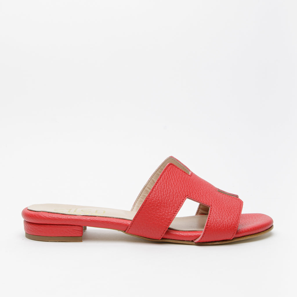 Ciabattina H in pelle