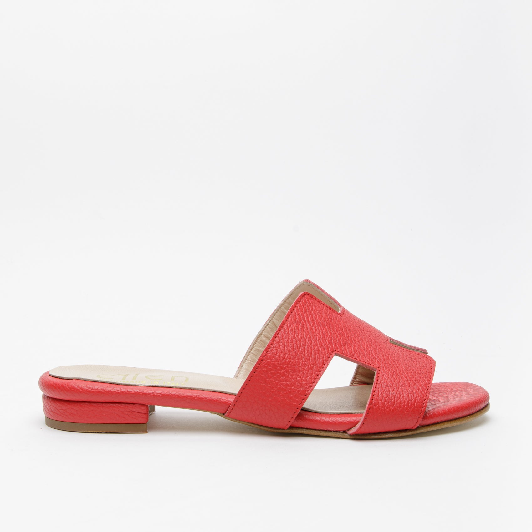 Ciabattina H in pelle