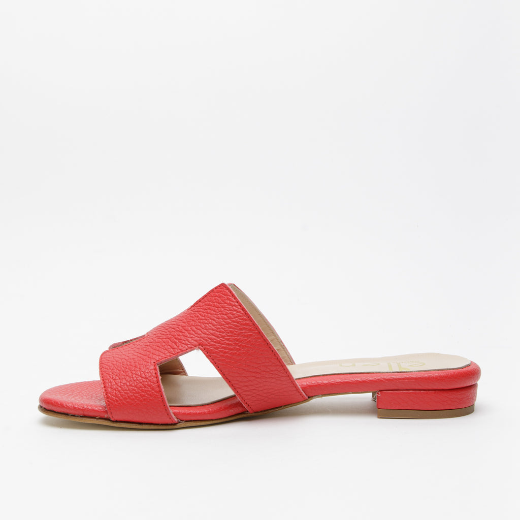 Ciabattina H in pelle