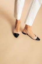 Chanel donna in pelle color nude