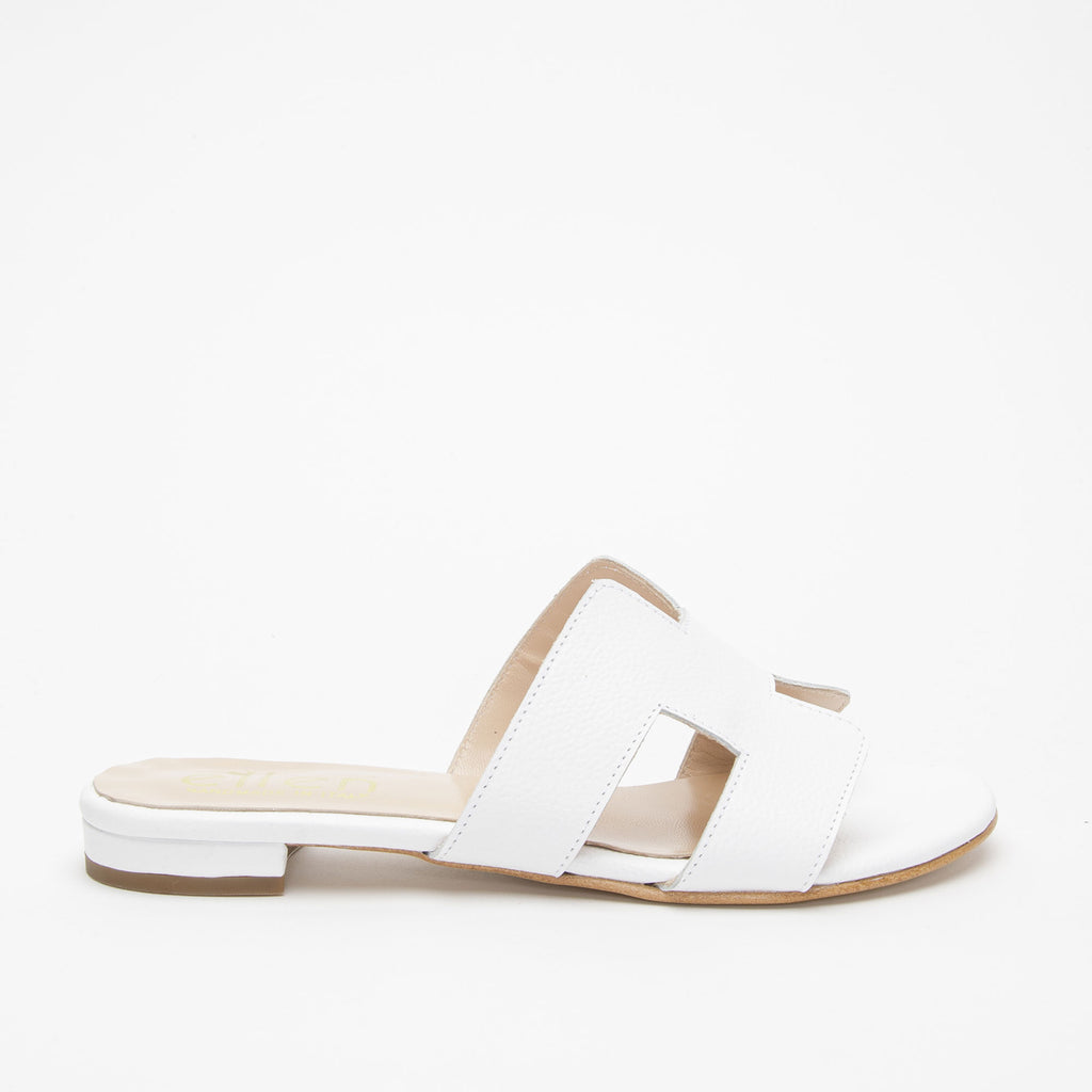 Ciabattina H in pelle