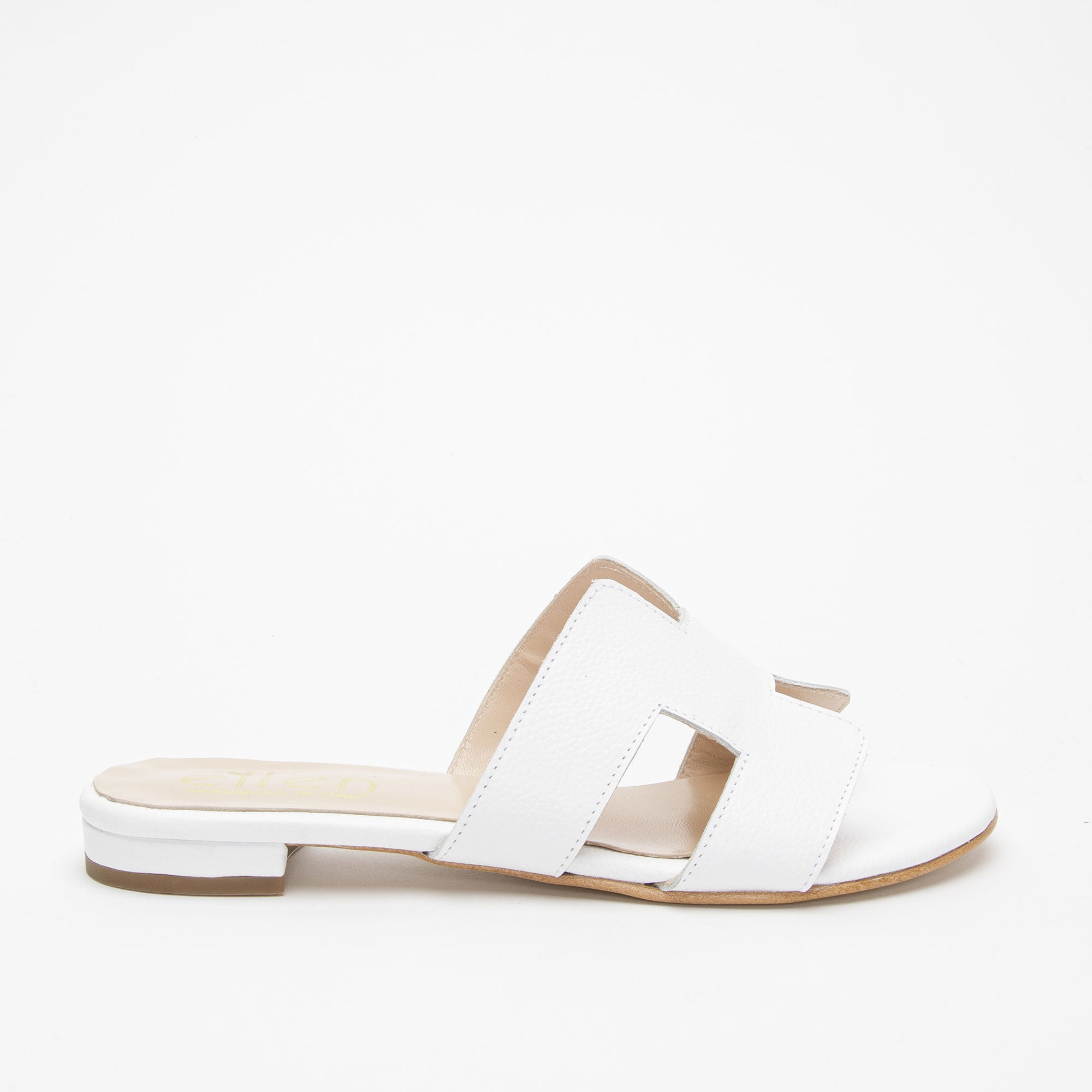 Ciabattina H in pelle