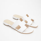 Ciabattina H in pelle