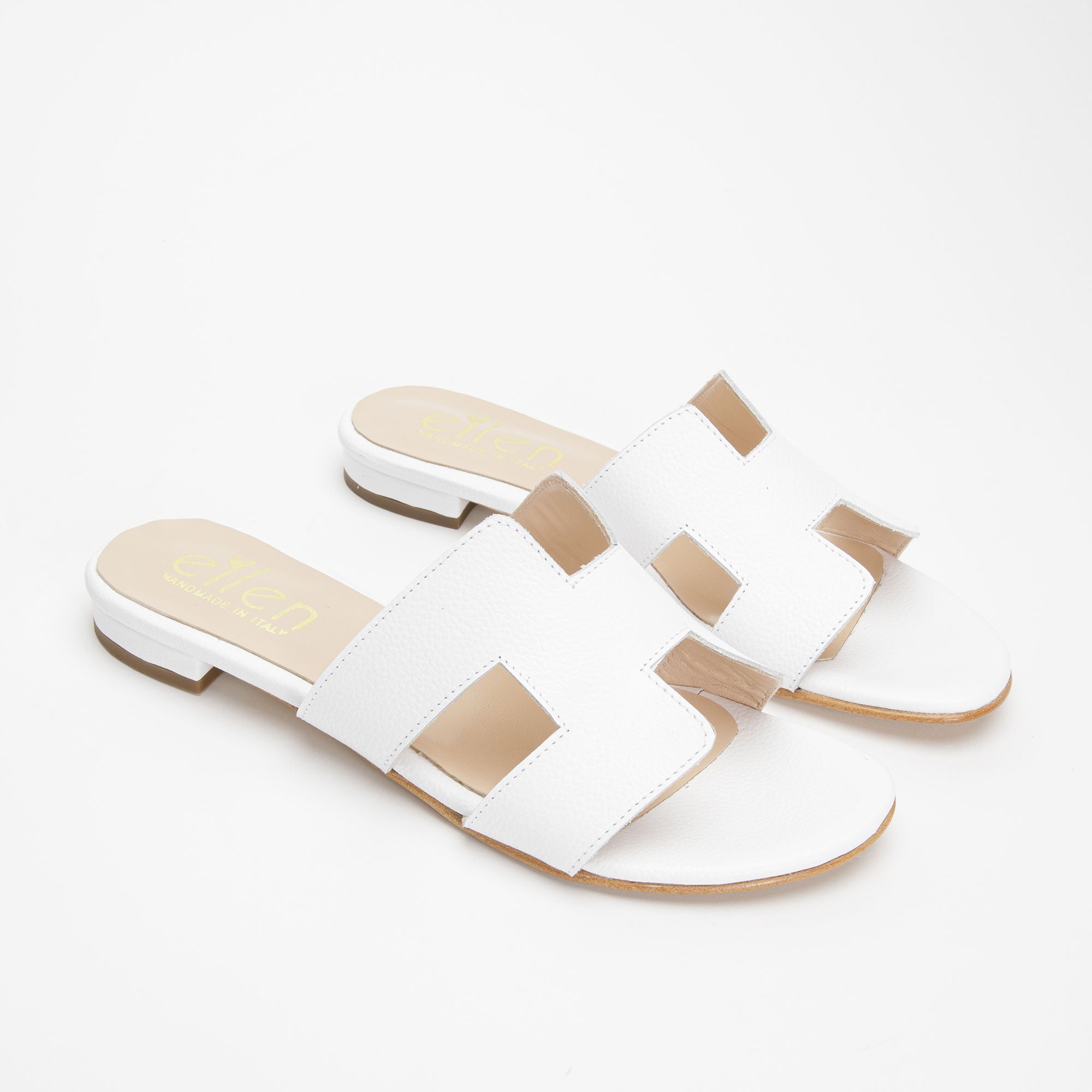 Ciabattina H in pelle