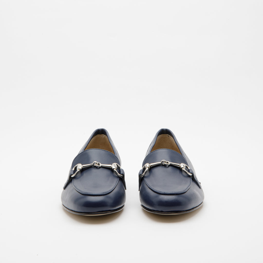 Mocassino donna blu