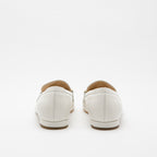 Mocassino donna in pelle burro