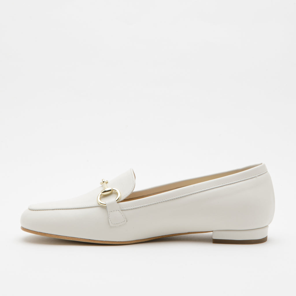 Mocassino donna in pelle burro