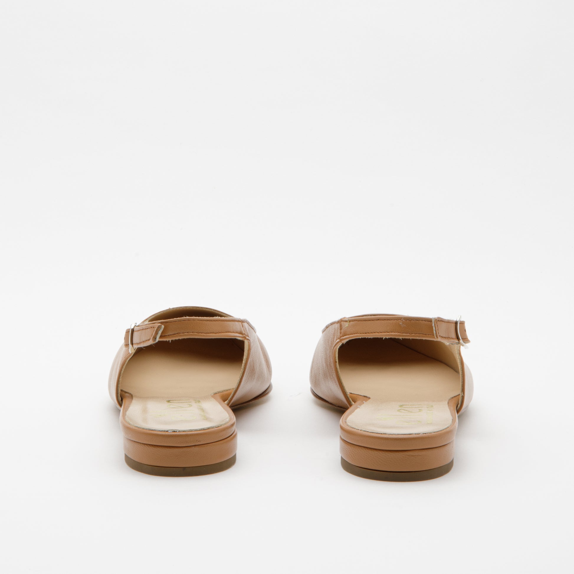 Slingback donna color cuoio