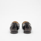 Mocassino donna in pelle nero