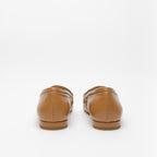 Mocassino donna cuoio