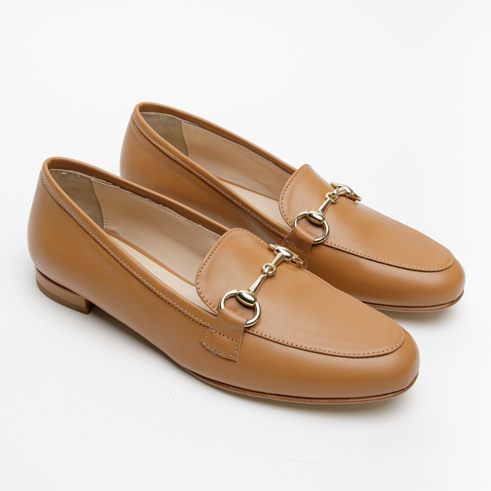 Mocassino donna cuoio